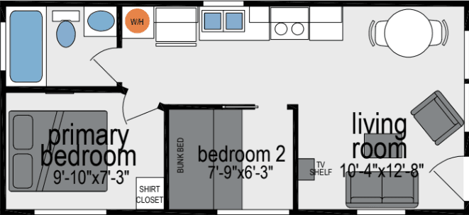 Shore park 4110b floor plan home features