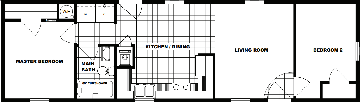 G-556 floor plan home features