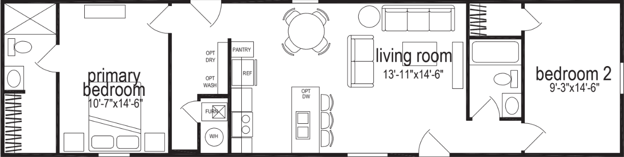 Ideal 6901 floor plan home features