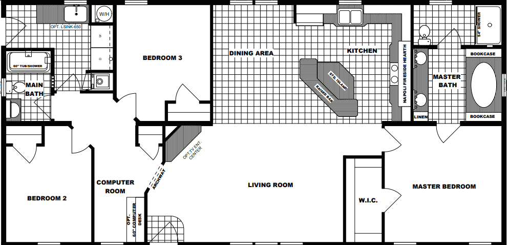 G-1799 floor plan home features