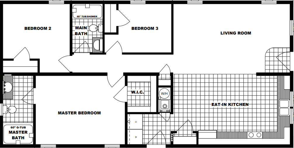 G-222 floor plan home features