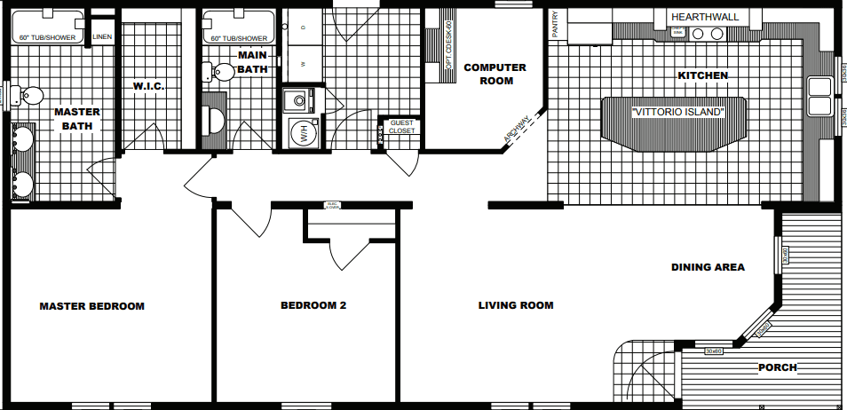 G-3459 floor plan home features