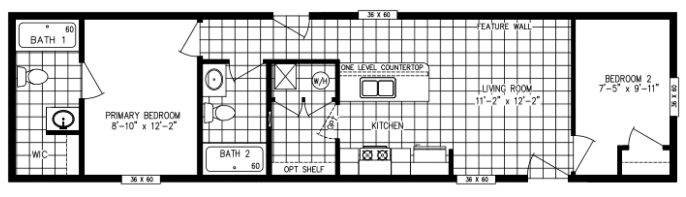Onyx 52 hero and floor plan home features