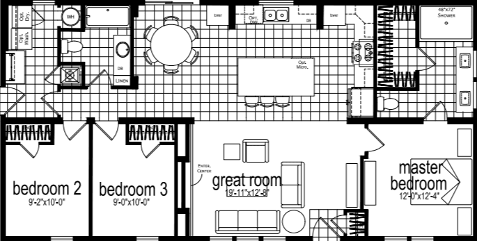 Spectra rh7100 floor plan home features