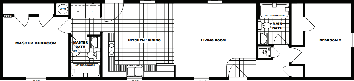 G-621 floor plan home features