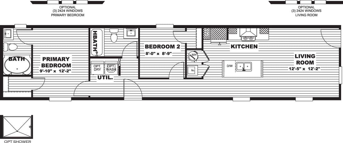 Cortes floor plan home features