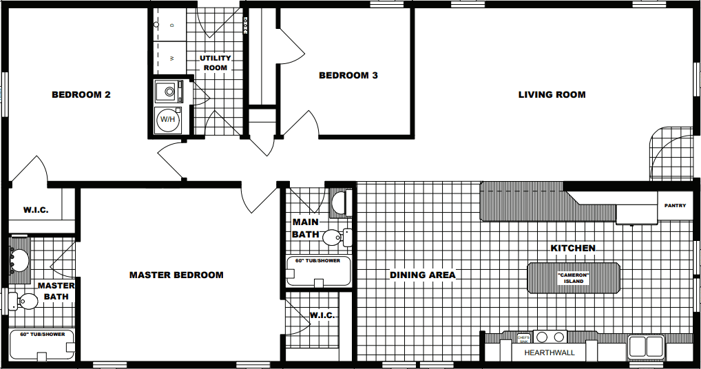 G-3358 floor plan home features