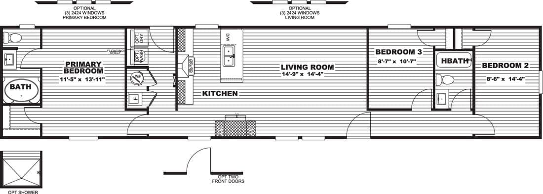 Magellan floor plan home features