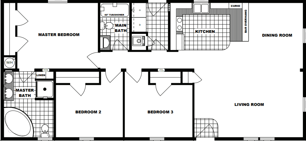 G-232 floor plan home features