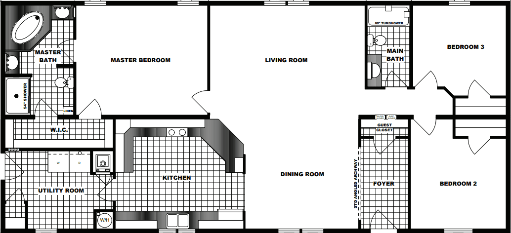 G-1895 floor plan home features