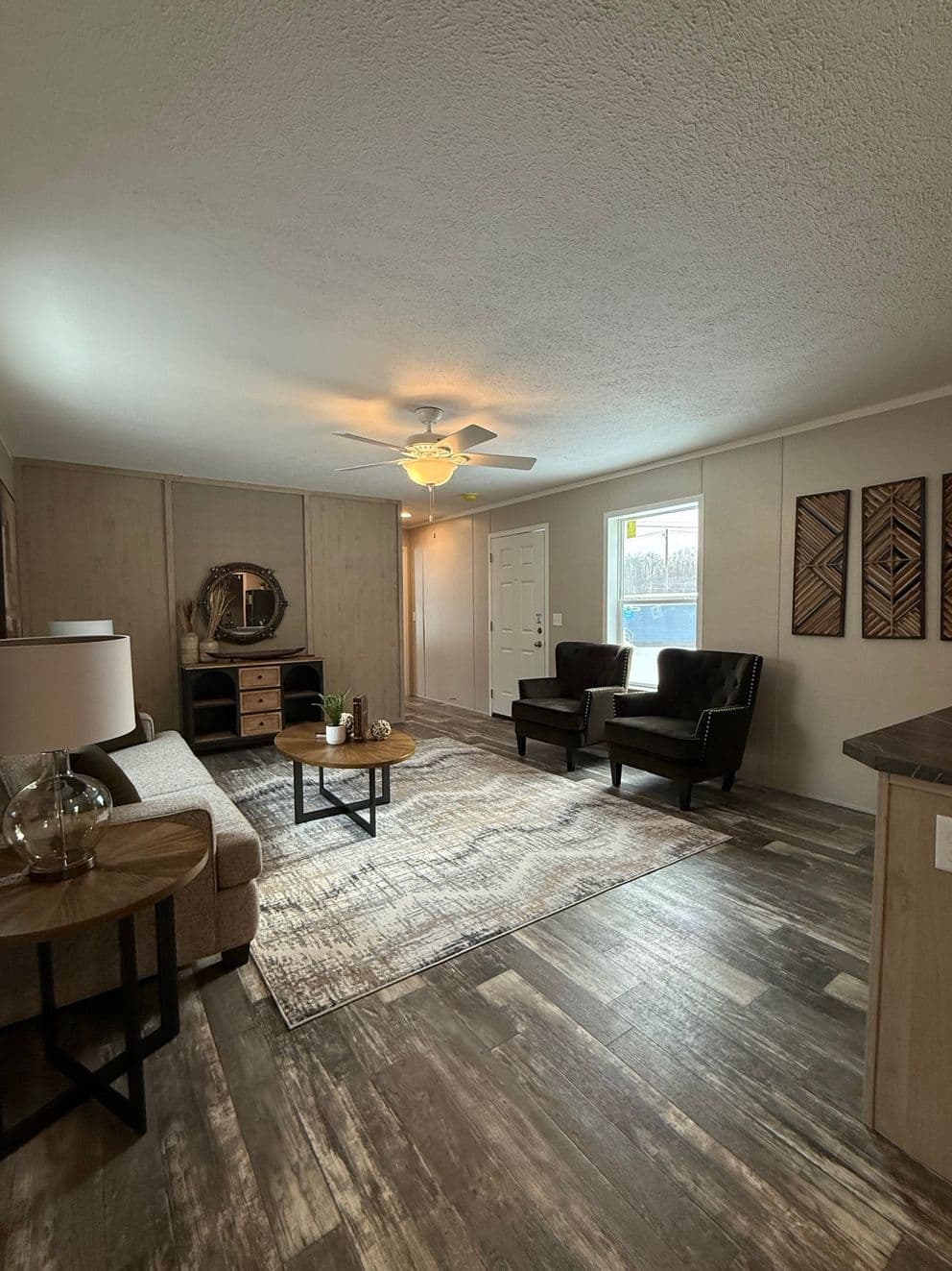 Amber interior home features