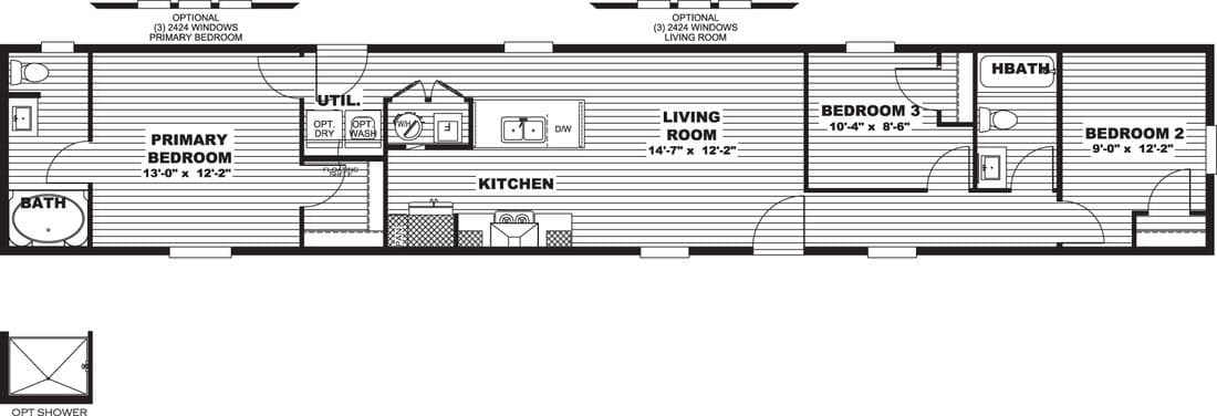 Erikson floor plan home features