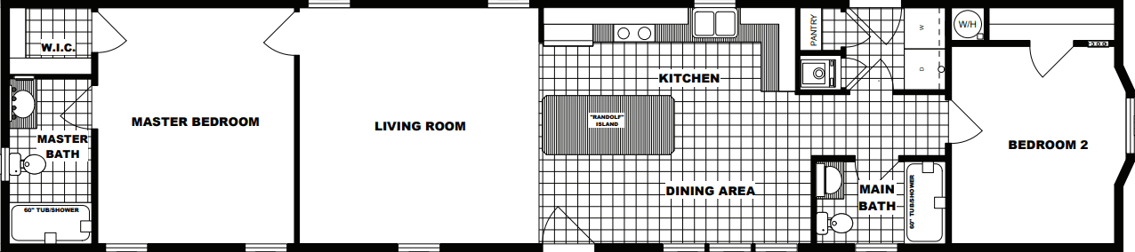 G16-623 floor plan home features