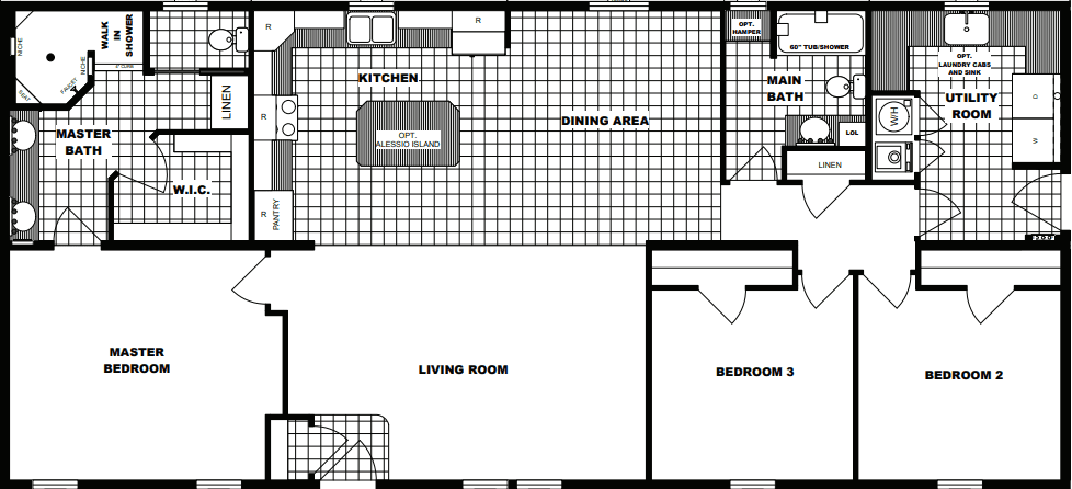 G-3564 floor plan home features