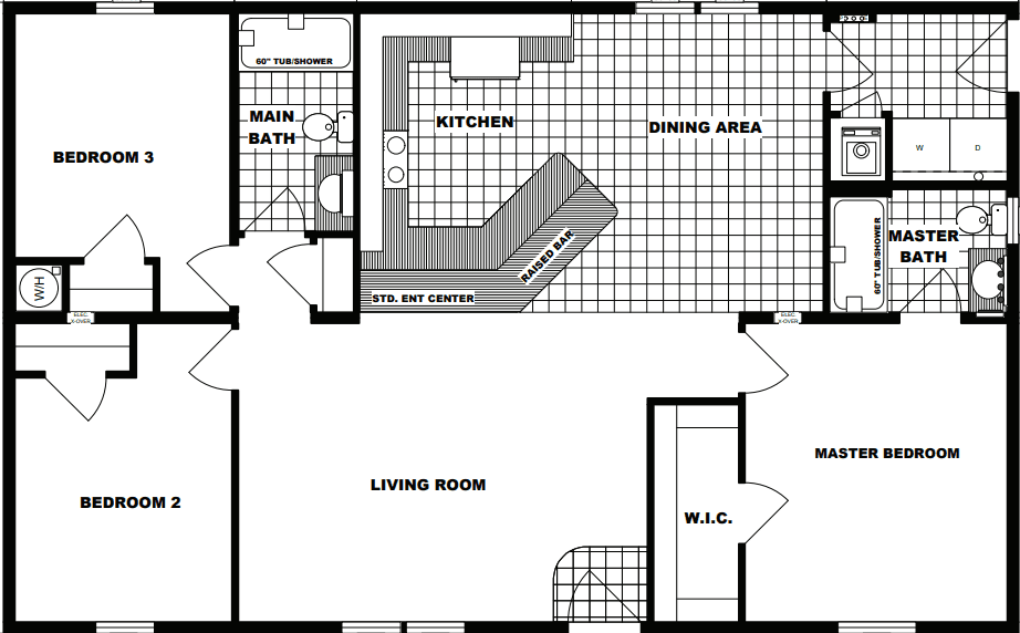 G-3126 floor plan home features