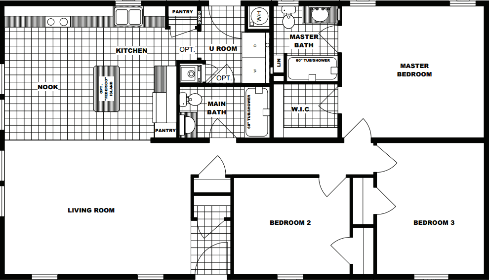 G-4000 floor plan home features