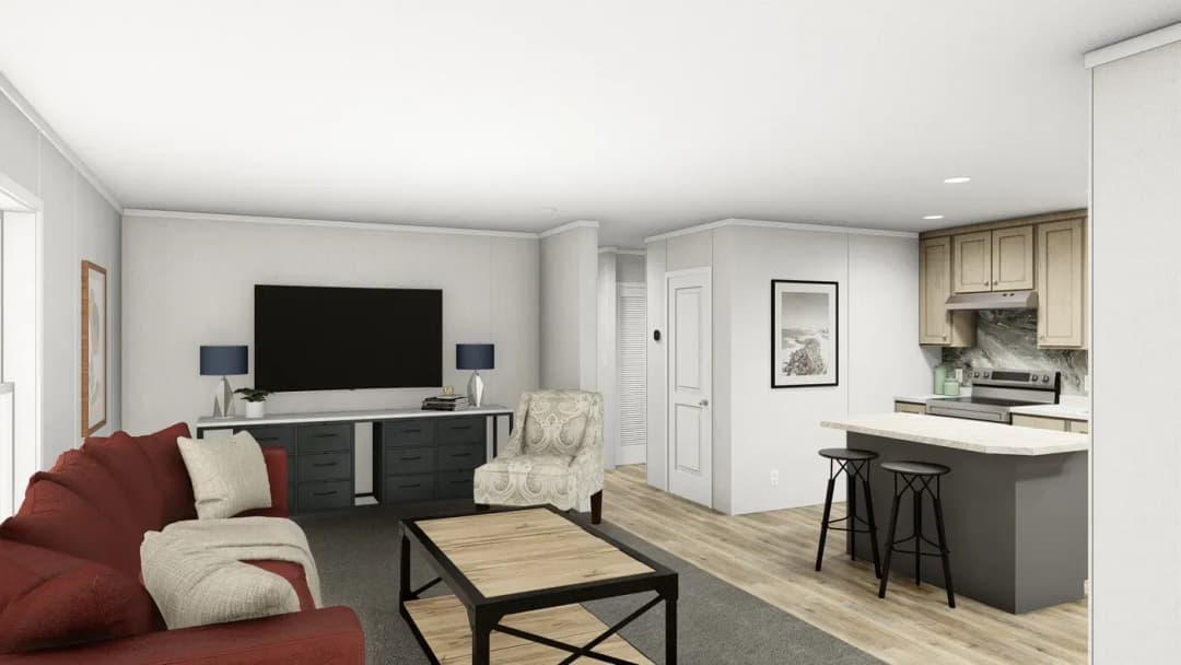 Turqouise interior home features