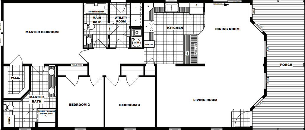 G-3649 floor plan home features