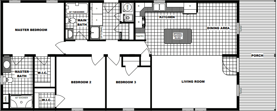 G-294 floor plan home features