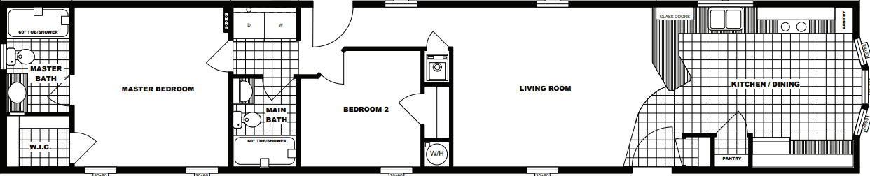 G-613 floor plan home features