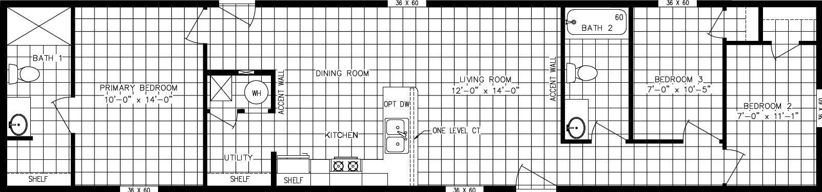 Harrison floor plan home features
