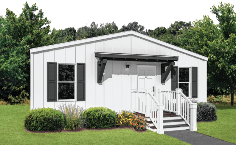 Lake manor hero and exterior home features