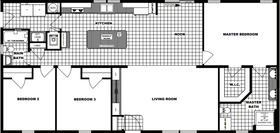 Netr g-3458 floor plan home features