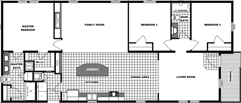 G-3603 floor plan home features