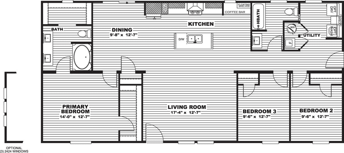 Explorer floor plan home features
