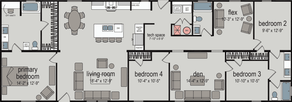 Bravery 2027 floor plan home features
